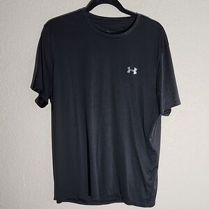 Under Armour Shirt Mens Size L Athletic Black flaws